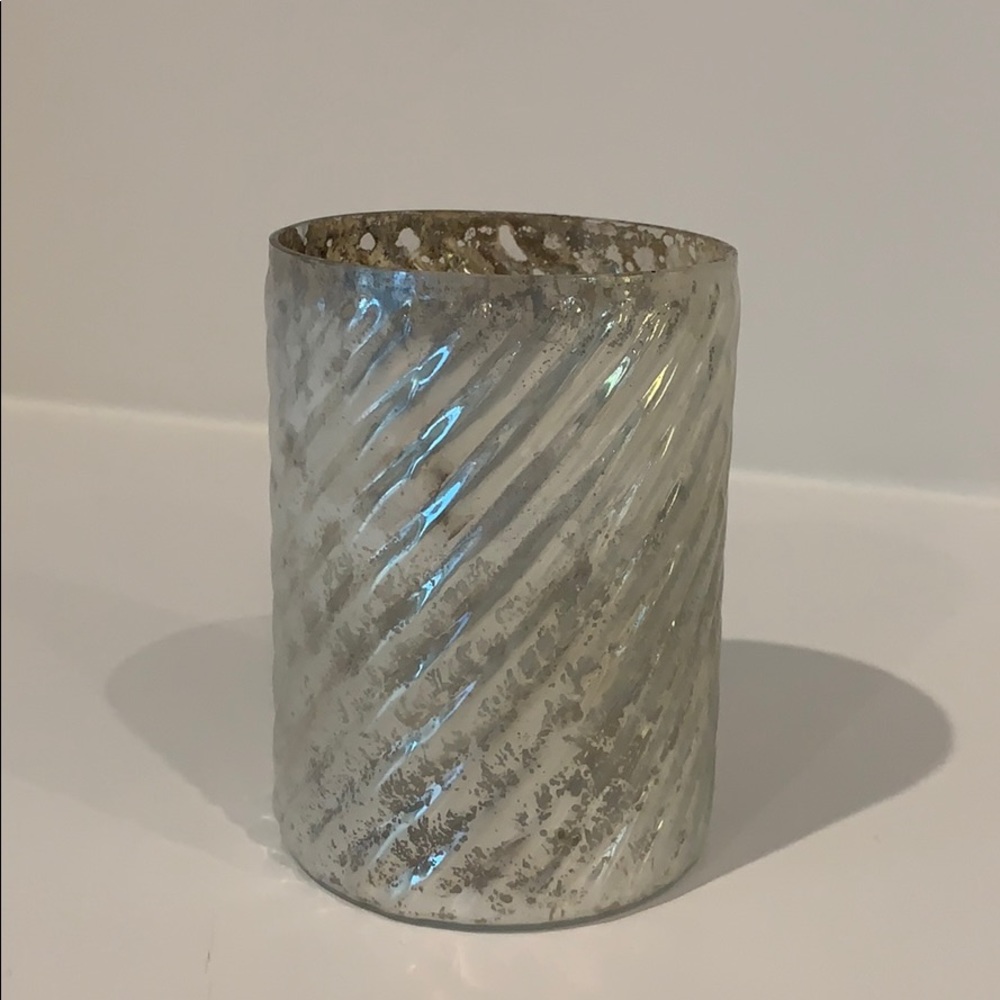 Mercury Glass Candle Holder